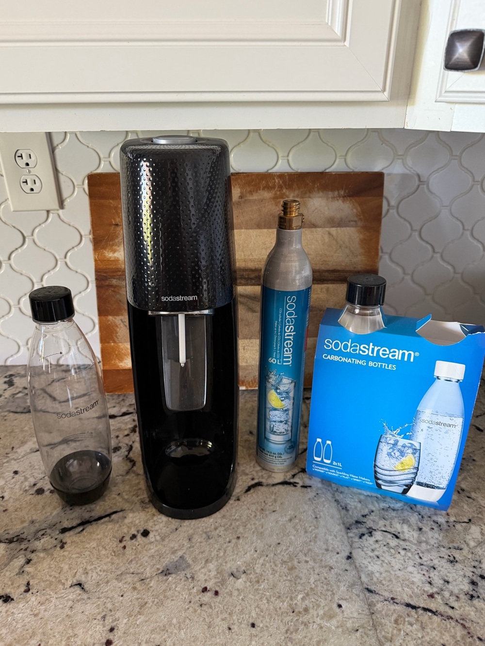 SodaStream Black Sparkling Water Maker - Black